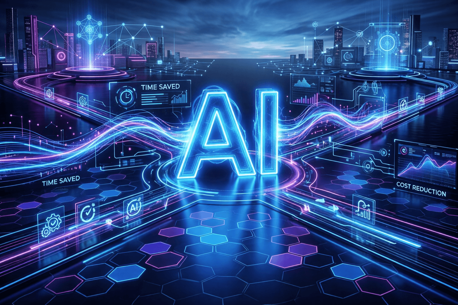 Cover image for “How AI Automation Helps Businesses Save Time and Reduce Costs”