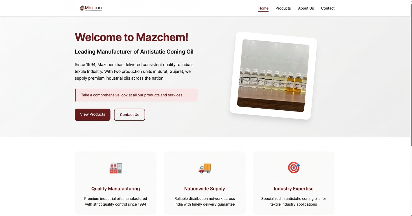 Mazchem - Innovative Chemical Solutions & Industrial Expertise